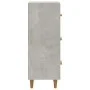 Concrete gray plywood sideboard 34.5x34x90 cm by vidaXL, Sideboards - Ref: Foro24-812343, Price: 74,29 €, Discount: %