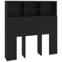 Black headboard furniture 100x19x103.5 cm by vidaXL, Headboards and footboards - Ref: Foro24-811845, Price: 49,46 €, Discount: %
