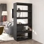 Estantería/divisor de espacios pino gris 80x35x167 cm de vidaXL, Librerías y estanterías - Ref: Foro24-810896, Precio: 87,50 ...
