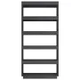 Estantería/divisor de espacios pino gris 80x35x167 cm de vidaXL, Librerías y estanterías - Ref: Foro24-810896, Precio: 87,50 ...