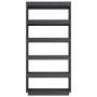 Gray pine shelving/space divider 80x35x167 cm by vidaXL, Bookcases and shelves - Ref: Foro24-810896, Price: 87,50 €, Discount: %