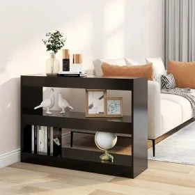 Black shelving/space divider 100x30x72 cm by vidaXL, Bookcases and shelves - Ref: Foro24-811737, Price: 72,41 €, Discount: %