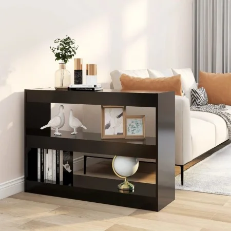 Estantería/divisor de espacios negro 100x30x72 cm de vidaXL, Librerías y estanterías - Ref: Foro24-811737, Precio: 73,87 €, D...