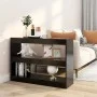 Estantería/divisor de espacios negro 100x30x72 cm de vidaXL, Librerías y estanterías - Ref: Foro24-811737, Precio: 73,87 €, D...