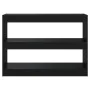 Estantería/divisor de espacios negro 100x30x72 cm de vidaXL, Librerías y estanterías - Ref: Foro24-811737, Precio: 73,87 €, D...
