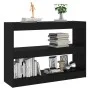 Estantería/divisor de espacios negro 100x30x72 cm de vidaXL, Librerías y estanterías - Ref: Foro24-811737, Precio: 73,87 €, D...