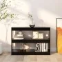 Estantería/divisor de espacios negro 100x30x72 cm de vidaXL, Librerías y estanterías - Ref: Foro24-811737, Precio: 73,87 €, D...