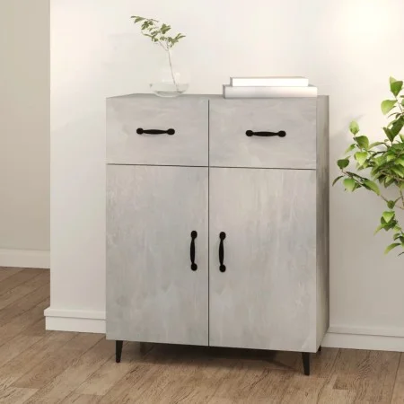 Concrete gray engineered wood sideboard 69.5x34x90 cm by vidaXL, Sideboards - Ref: Foro24-812199, Price: 84,25 €, Discount: %