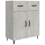 Concrete gray engineered wood sideboard 69.5x34x90 cm by vidaXL, Sideboards - Ref: Foro24-812199, Price: 86,14 €, Discount: %