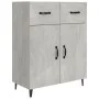 Concrete gray engineered wood sideboard 69.5x34x90 cm by vidaXL, Sideboards - Ref: Foro24-812199, Price: 84,25 €, Discount: %