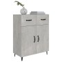 Concrete gray engineered wood sideboard 69.5x34x90 cm by vidaXL, Sideboards - Ref: Foro24-812199, Price: 86,14 €, Discount: %