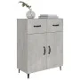 Concrete gray engineered wood sideboard 69.5x34x90 cm by vidaXL, Sideboards - Ref: Foro24-812199, Price: 84,25 €, Discount: %