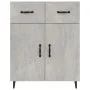 Concrete gray engineered wood sideboard 69.5x34x90 cm by vidaXL, Sideboards - Ref: Foro24-812199, Price: 84,25 €, Discount: %
