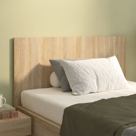 Bettkopfteil aus Sonoma-Sperrholz, 120 x 1,5 x 80 cm von vidaXL, Kopf- und Fußteile - Ref: Foro24-811028, Preis: 39,57 €, Rab...