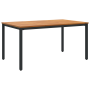 Juego de Comedor de Jardín de 5 Piezas Negro de Polirratan Acacia by , Garden chairs - Ref: Foro24-3365496, Price: 412,71 €, ...