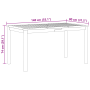 Conjunto de comedor de jardín de 7 piezas Beige Polyratán Acacia | Foro24.es | Tu tienda online para hogar, jardín y más Foro24.es