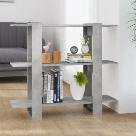 Concrete gray shelving/space divider 100x30x87 cm by vidaXL, Bookcases and shelves - Ref: Foro24-811551, Price: 41,31 €, Disc...