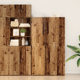 Mueble Alto de Madera Antigua 50x42.5x185 cm