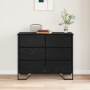 Cajonera Roble Negro 91x35.5x74.5 cm Madera Ingenierizada by , Drawers - Ref: Foro24-3365605, Price: 160,66 €, Discount: %