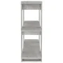 Estantería/divisor de espacios gris hormigón 100x30x87 cm de vidaXL, Librerías y estanterías - Ref: Foro24-811551, Precio: 41...