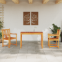 Conjunto de comedor para el jardín de 3 piezas de madera maciza de acacia by , Garden tables - Ref: Foro24-3375636, Price: 31...