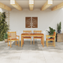Juego de Comedor de Jardín de 5 Piezas de Madera Sólida de Acacia by , Garden tables - Ref: Foro24-3375637, Price: 540,25 €, ...