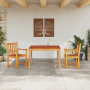 Conjunto de Comedor de Jardín de 3 Piezas en Madera Sólida de Acacia von , Gartentische - Ref: Foro24-3375645, Preis: 303,40 ...