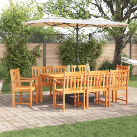 Juego de Comedor para Jardín de 9 Piezas en Madera Sólida de Acacia von , Gartentische - Ref: Foro24-3375648, Preis: 985,63 €...
