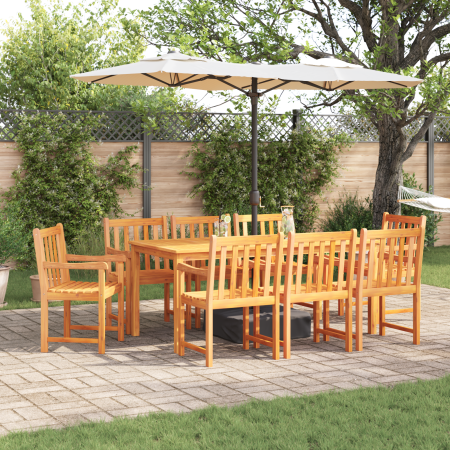 Juego de Comedor para Jardín de 9 Piezas en Madera Sólida de Acacia von , Gartentische - Ref: Foro24-3375648, Preis: 985,63 €...