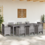 Mesa de Jardín Gris Claro 250x100x73 cm Poly Rattan von , Gartentische - Ref: Foro24-3378519, Preis: 230,77 €, Rabatt: %