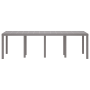 Mesa de Jardín Gris Claro 250x100x73 cm Poly Rattan von , Gartentische - Ref: Foro24-3378519, Preis: 230,77 €, Rabatt: %