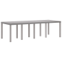 Mesa de Jardín Gris Claro 250x100x73 cm Poly Rattan von , Gartentische - Ref: Foro24-3378519, Preis: 230,77 €, Rabatt: %
