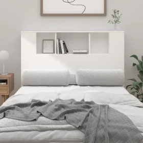 Weißes Kopfteilmöbel 120x18,5x102,5 cm von vidaXL, Kopf- und Fußteile - Ref: Foro24-811916, Preis: 66,45 €, Rabatt: %