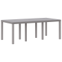 Set de Comedor de Jardín de 7 Piezas con Cojines en Gris Claro de Ratan Sintético | Foro24.es | Tu tienda online para hogar, jardín y más Foro24.es