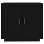 Aparador de madera contrachapada negro 80x40x75 cm de vidaXL, Aparadores - Ref: Foro24-811818, Precio: 89,71 €, Descuento: %