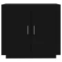 Aparador de madera contrachapada negro 80x40x75 cm de vidaXL, Aparadores - Ref: Foro24-811818, Precio: 88,17 €, Descuento: %