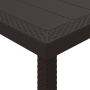 Conjunto de Comedor de Jardín de 11 Piezas Ratán Poliéster Marrón | Foro24.es | Tu tienda online para hogar, jardín y más Foro24.es