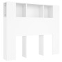 Mueble cabecero blanco 120x18,5x102,5 cm de vidaXL, Cabeceros y pies de cama - Ref: Foro24-811916, Precio: 70,82 €, Descuento: %