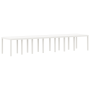 Juego de Comedor de Jardín de 15 Piezas Blanco Rattan Sintético by , Garden tables - Ref: Foro24-3378802, Price: 850,23 €, Di...