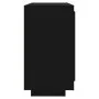 Aparador de madera contrachapada negro 80x40x75 cm de vidaXL, Aparadores - Ref: Foro24-811818, Precio: 88,17 €, Descuento: %