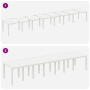 Juego de Comedor de Jardín de 15 Piezas Blanco Rattan Sintético by , Garden tables - Ref: Foro24-3378802, Price: 850,23 €, Di...