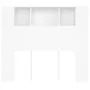Mueble cabecero blanco 120x18,5x102,5 cm de vidaXL, Cabeceros y pies de cama - Ref: Foro24-811916, Precio: 66,56 €, Descuento: %