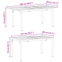 Juego de Comedor de Jardín de 9 Piezas con Cojines Ratan Negro Poliéster von , Gartentische - Ref: Foro24-3378830, Preis: 948...