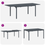 Juego de Comedor de Jardín de 10 Piezas con Cojines Marrones de Ratán de Poliéster von , Gartentische - Ref: Foro24-3378832, ...