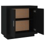 Aparador de madera contrachapada negro 80x40x75 cm de vidaXL, Aparadores - Ref: Foro24-811818, Precio: 89,71 €, Descuento: %