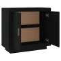 Aparador de madera contrachapada negro 80x40x75 cm de vidaXL, Aparadores - Ref: Foro24-811818, Precio: 88,17 €, Descuento: %