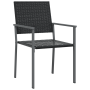 Set de Comedor de Jardín de 5 Piezas Ratané Negro | Foro24.es | Tu tienda online para hogar, jardín y más Foro24.es