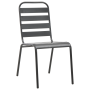 Set de comedor de jardín de 5 piezas en acero gris oscuro by , Garden chairs - Ref: Foro24-3379299, Price: 302,09 €, Discount: %