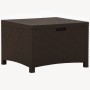 Garden storage box made of brown PP rattan 60x54x41 cm by vidaXL, Outdoor storage boxes - Ref: Foro24-318237, Price: 99,98 €,...