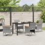 Set de Comedor de Jardín de 5 Piezas - Ratán Gris von , Gartenstühle - Ref: Foro24-3379760, Preis: 357,60 €, Rabatt: %